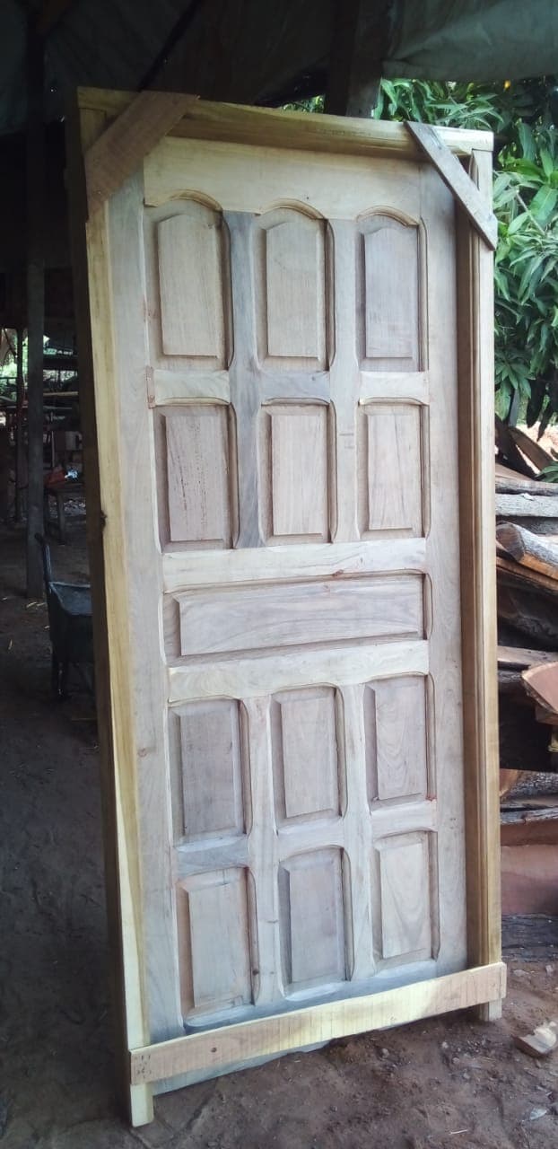 Puerta de Madera Maciza con Marco 0.90 x 2.00 1