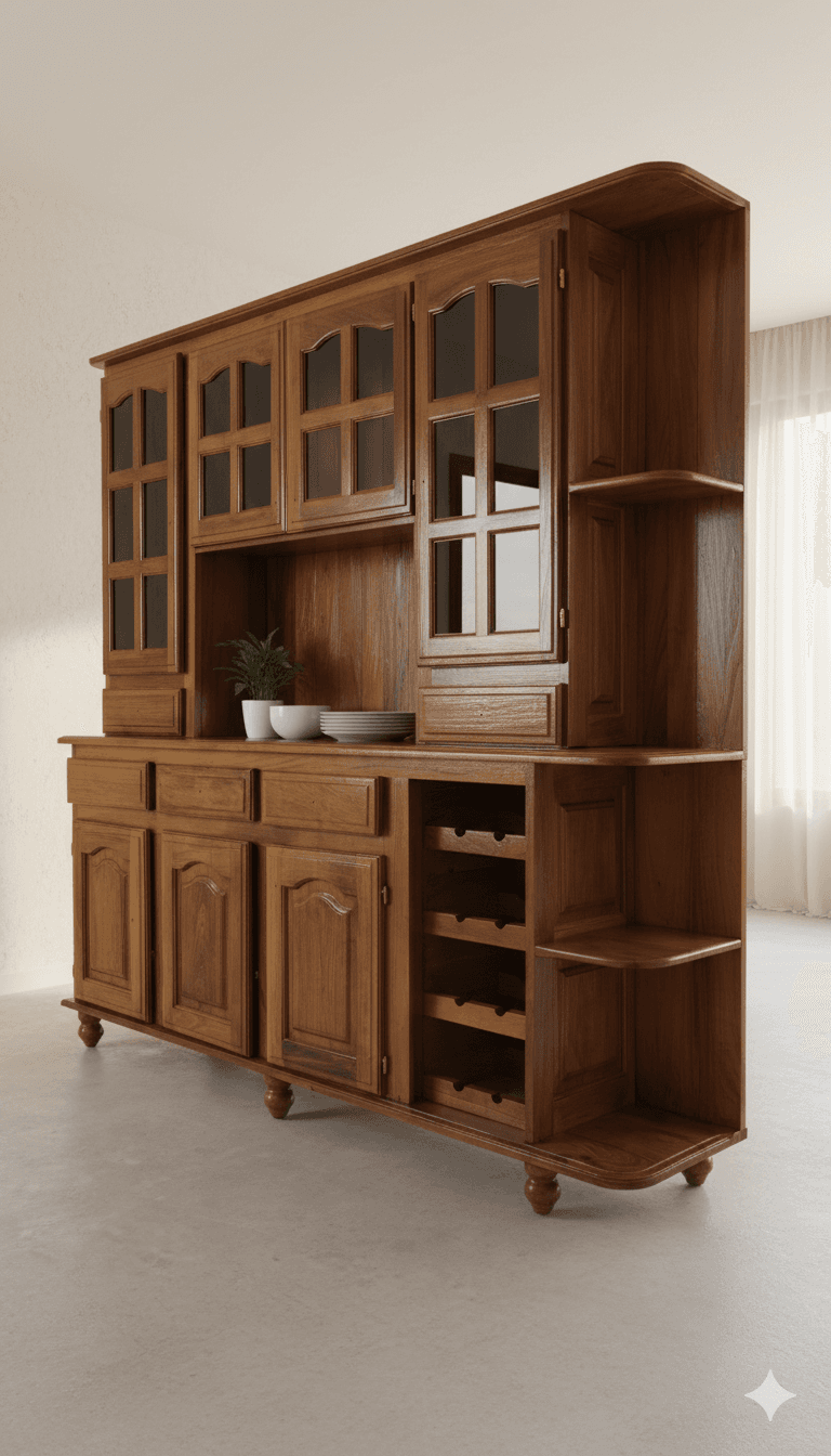 Modular Recto de Algarrobo Macizo 1